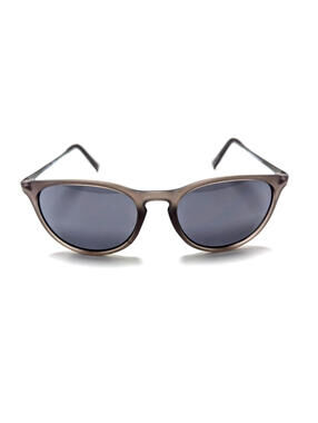 SR0424 Modern Gray UV Lens Classic Gunmetal Gray Oval Men's Fashion Sunglasses